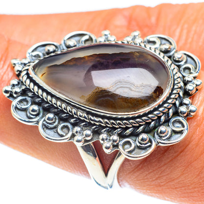 Montana Agate Rings handcrafted by Ana Silver Co - RING59053