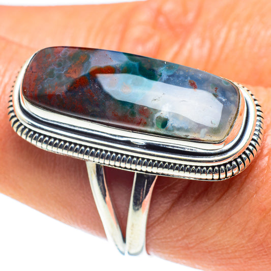 Bloodstone Rings handcrafted by Ana Silver Co - RING59094
