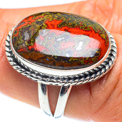 Moroccan Agate Rings handcrafted by Ana Silver Co - RING59096