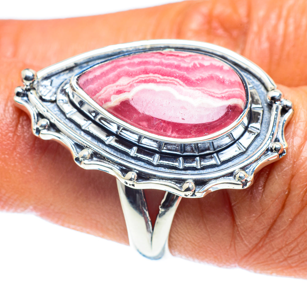 Rhodochrosite Rings handcrafted by Ana Silver Co - RING59110
