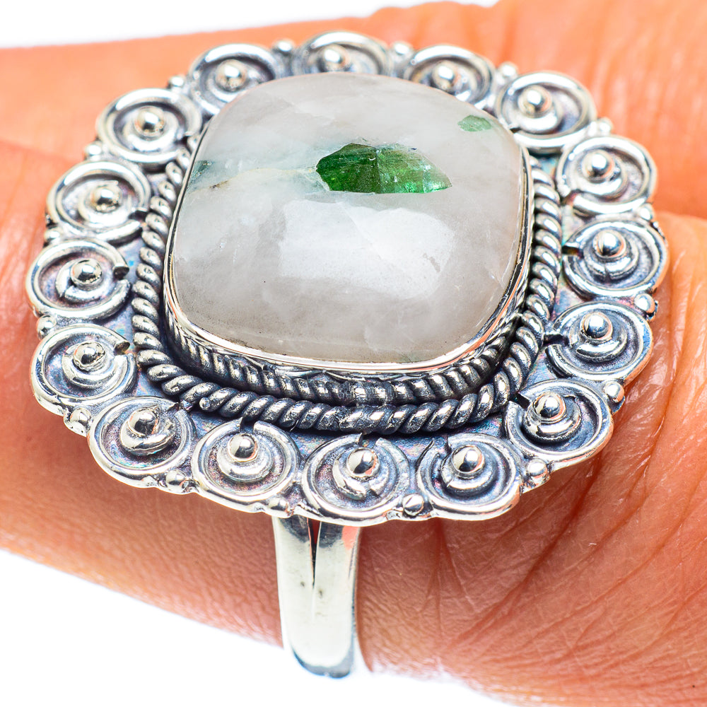 Green Quartz Rings handcrafted by Ana Silver Co - RING59115