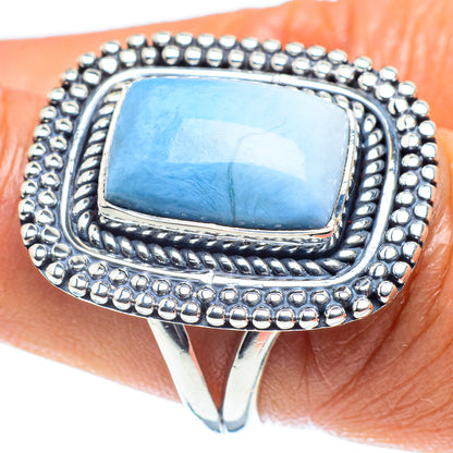 Larimar Rings handcrafted by Ana Silver Co - RING59120