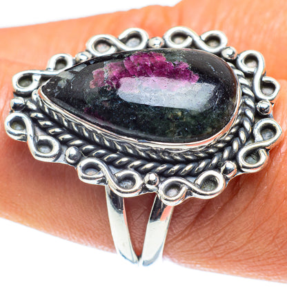 Russian Eudialyte Rings handcrafted by Ana Silver Co - RING59121