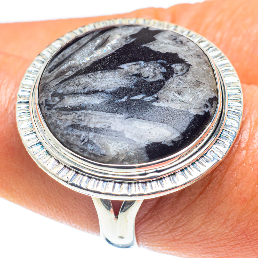 Chrysanthemum Stone Rings handcrafted by Ana Silver Co - RING59124