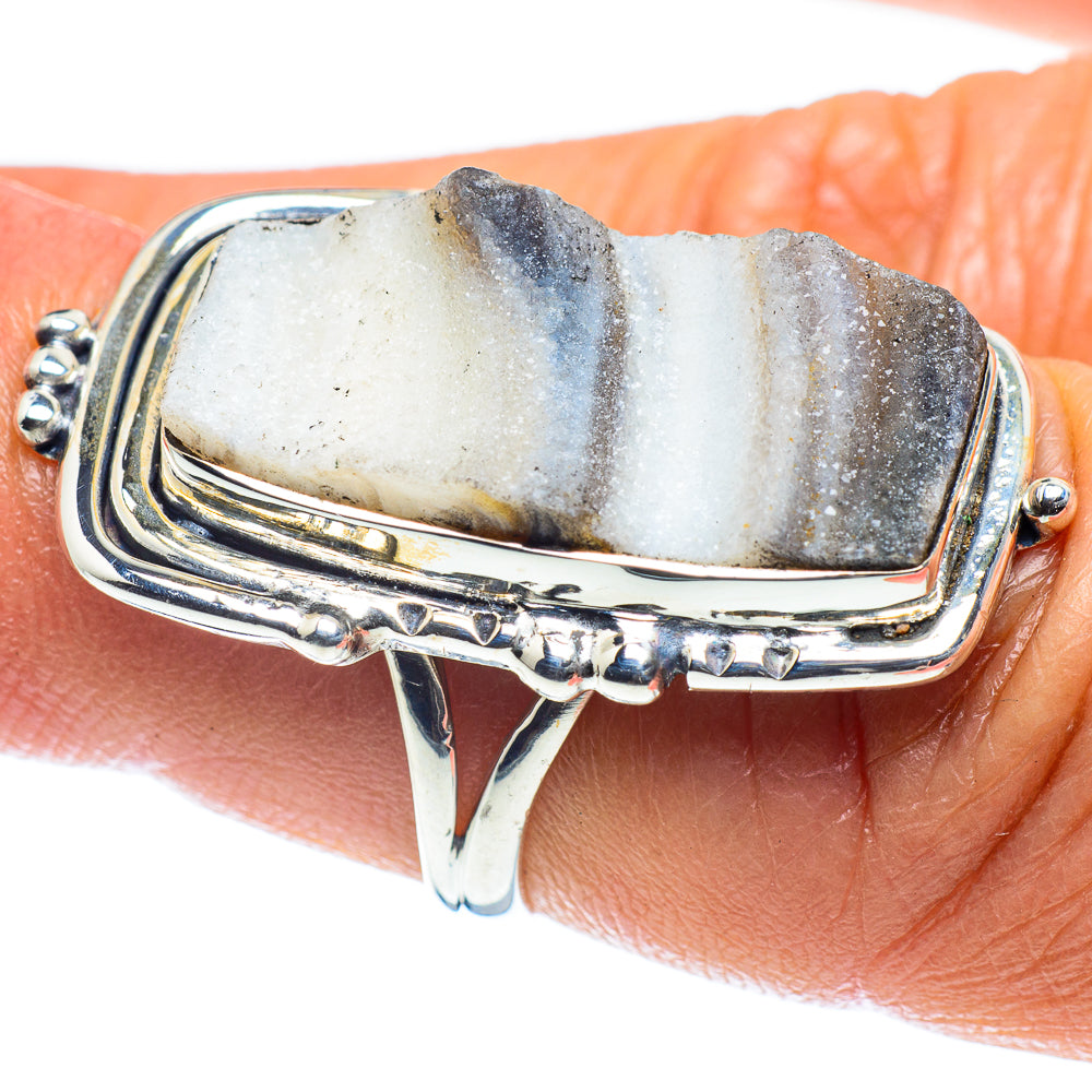 Desert Druzy Rings handcrafted by Ana Silver Co - RING59126