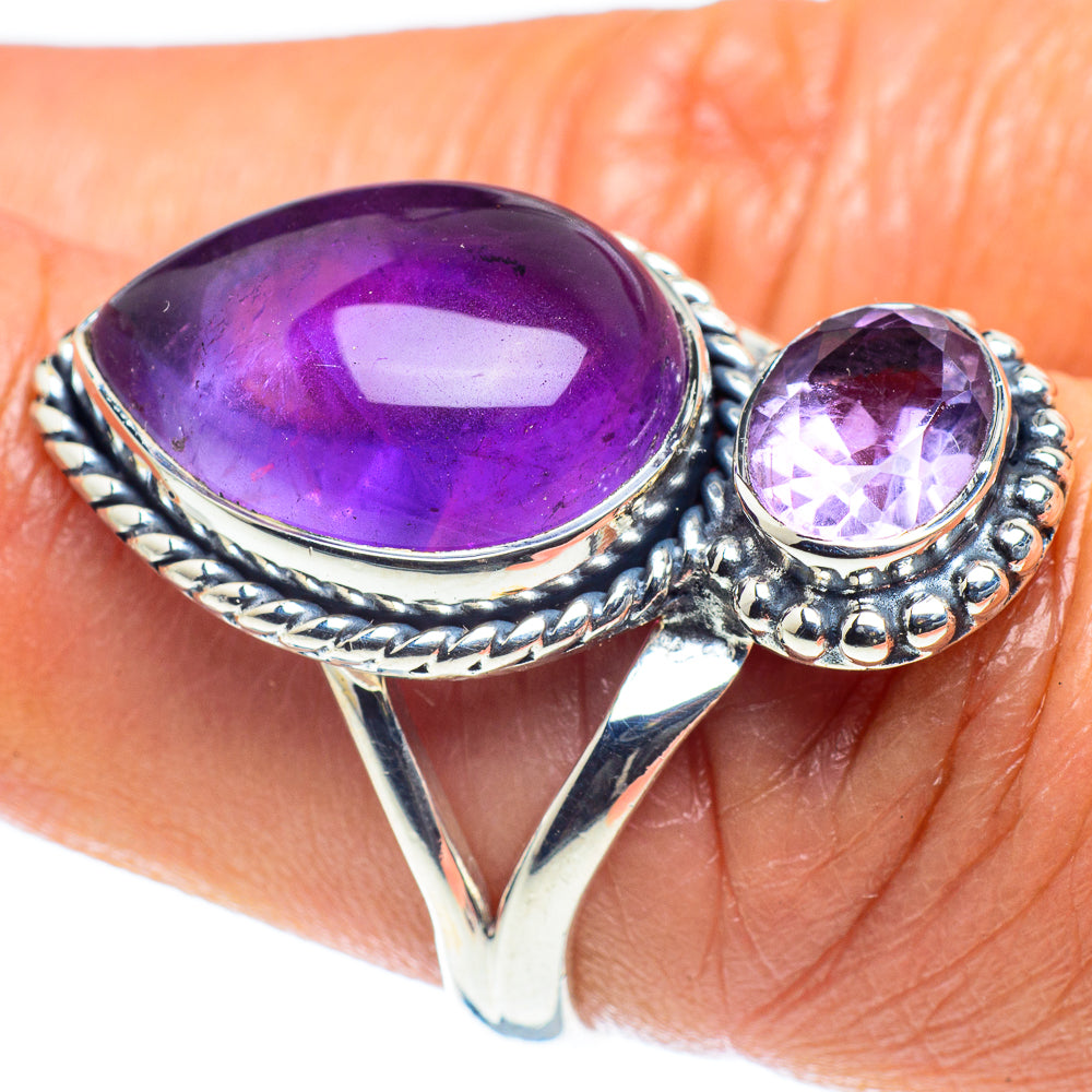 Amethyst Rings handcrafted by Ana Silver Co - RING59131