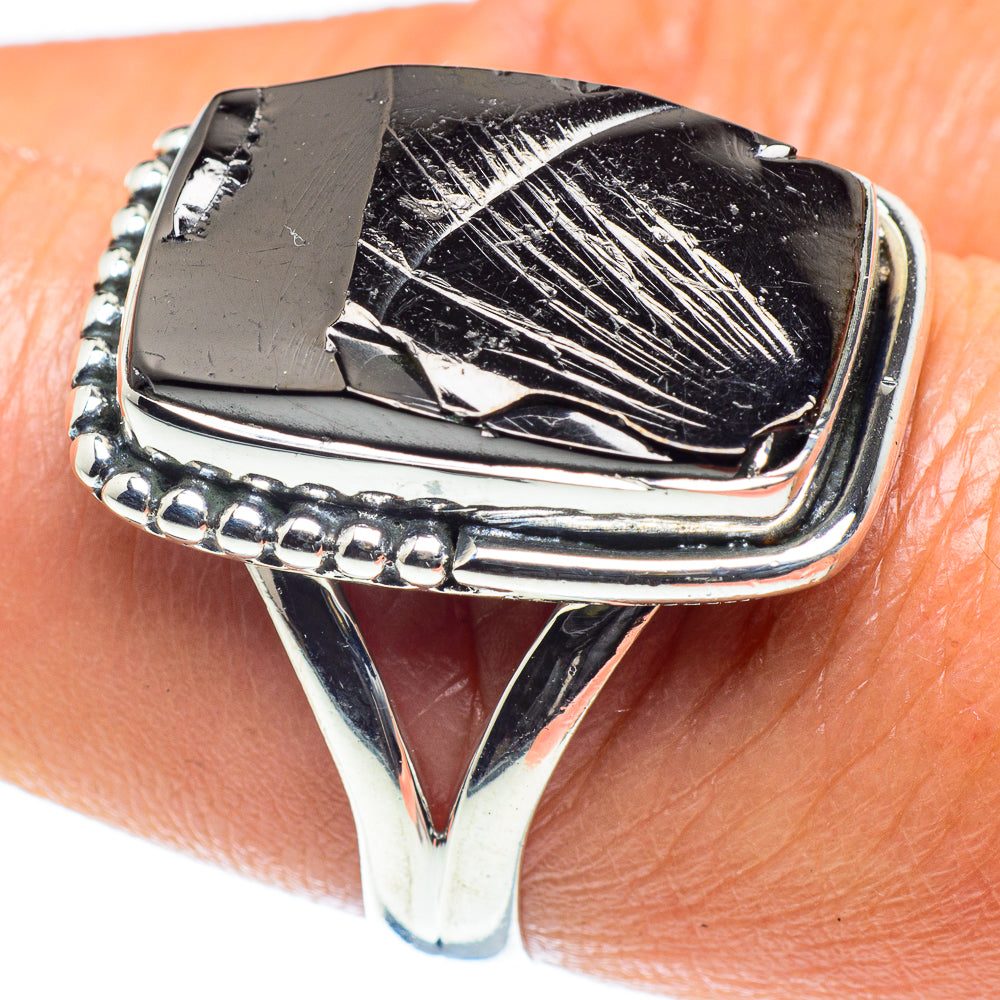 Shungite Rings handcrafted by Ana Silver Co - RING59145
