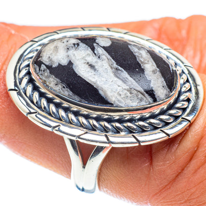 Chrysanthemum Stone Rings handcrafted by Ana Silver Co - RING59146