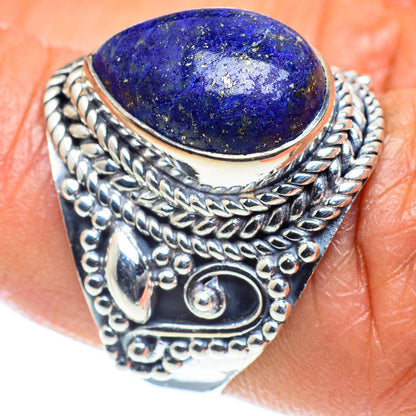 Lapis Lazuli Rings handcrafted by Ana Silver Co - RING59147