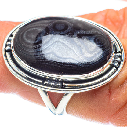 Psilomelane Rings handcrafted by Ana Silver Co - RING59158