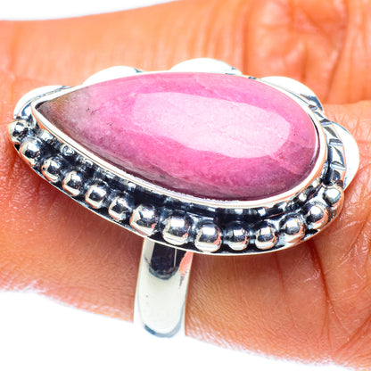 Rhodonite Rings handcrafted by Ana Silver Co - RING59177