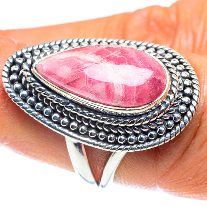 Rhodochrosite Rings handcrafted by Ana Silver Co - RING59180