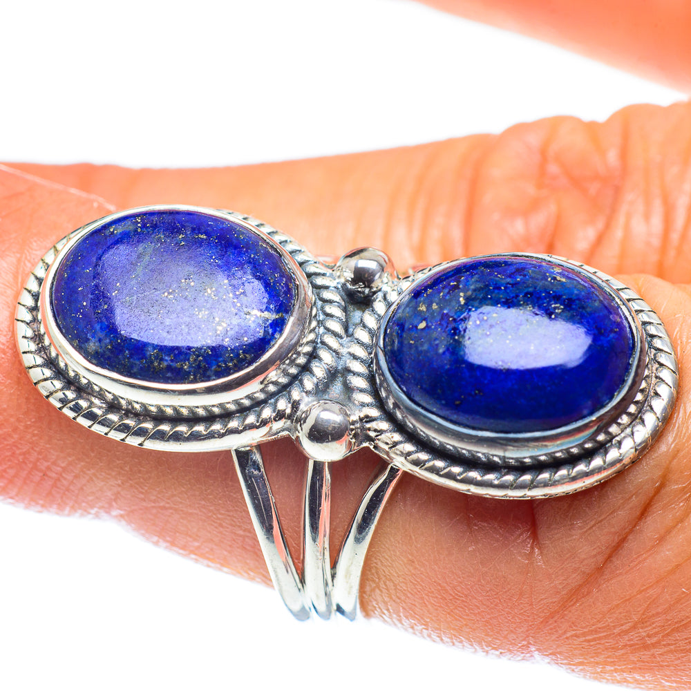 Lapis Lazuli Rings handcrafted by Ana Silver Co - RING59182