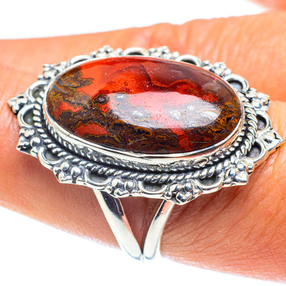 Moroccan Agate Rings handcrafted by Ana Silver Co - RING59203