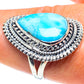 Larimar Rings handcrafted by Ana Silver Co - RING59217