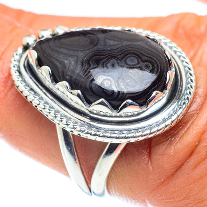Psilomelane Rings handcrafted by Ana Silver Co - RING59246