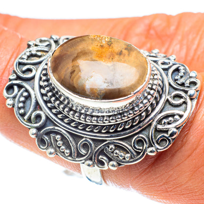 Petrified Wood Rings handcrafted by Ana Silver Co - RING59256