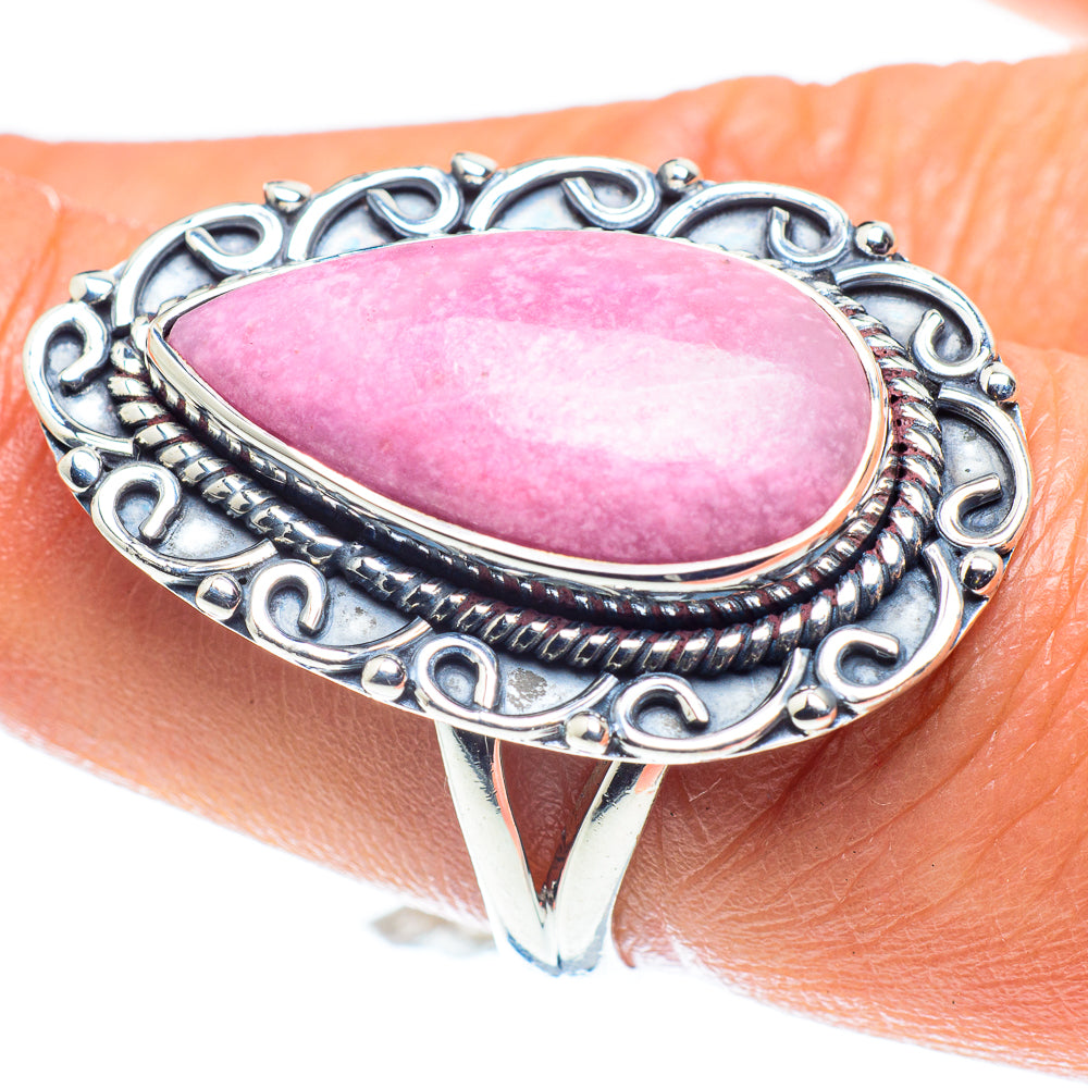 Pink Opal Rings handcrafted by Ana Silver Co - RING59260