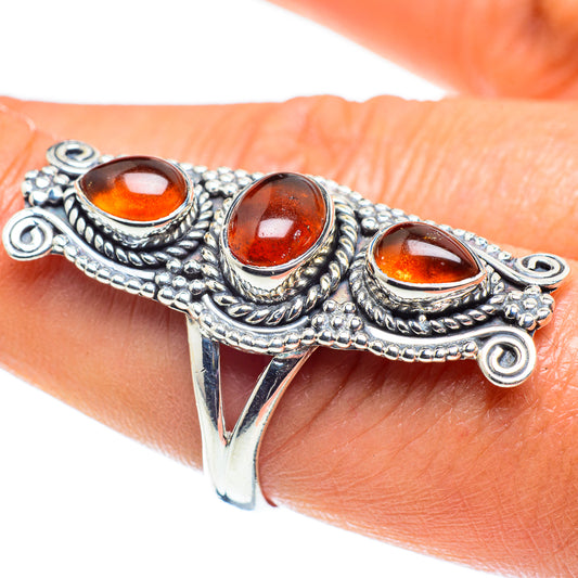 Carnelian Rings handcrafted by Ana Silver Co - RING59261