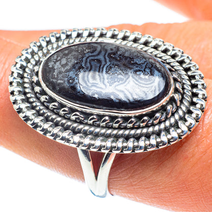 Psilomelane Rings handcrafted by Ana Silver Co - RING59262
