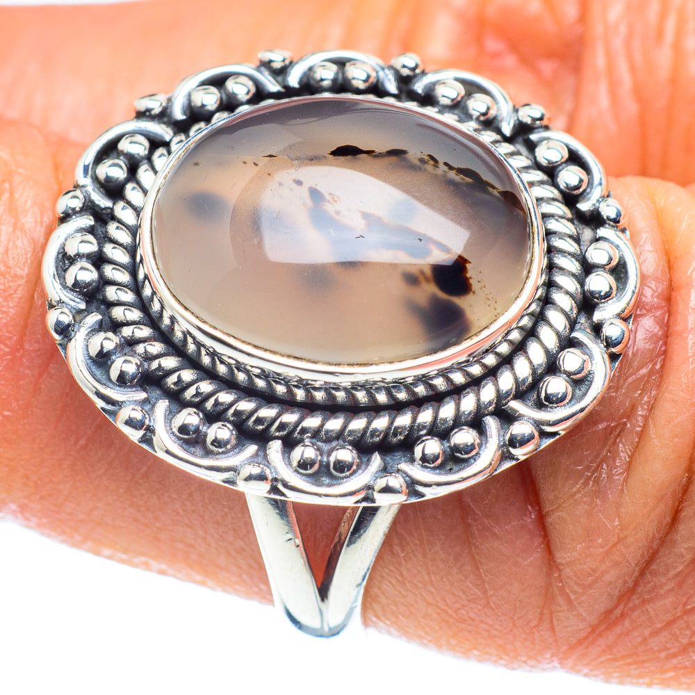 Montana Agate Rings handcrafted by Ana Silver Co - RING59266
