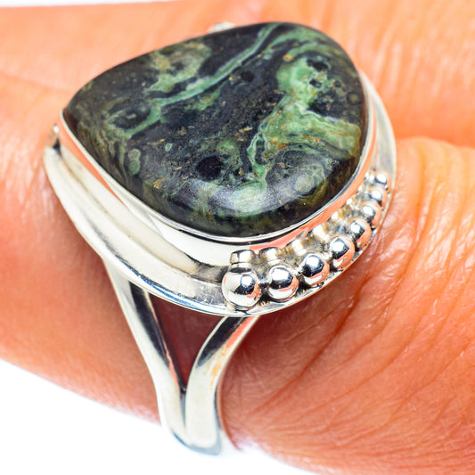 Galaxy Jasper Rings handcrafted by Ana Silver Co - RING59279