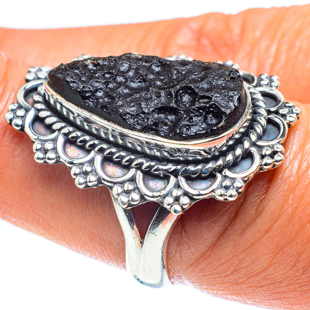 Tektite Rings handcrafted by Ana Silver Co - RING59284