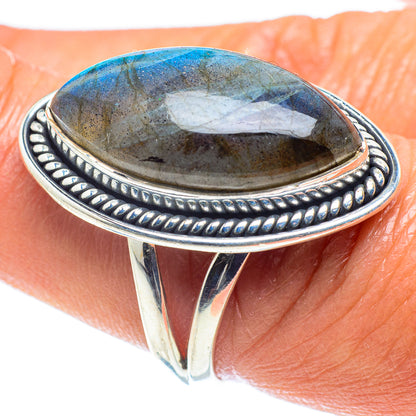 Labradorite Rings handcrafted by Ana Silver Co - RING59285
