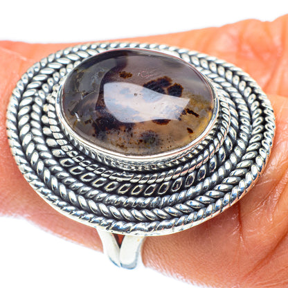 Montana Agate Rings handcrafted by Ana Silver Co - RING59287