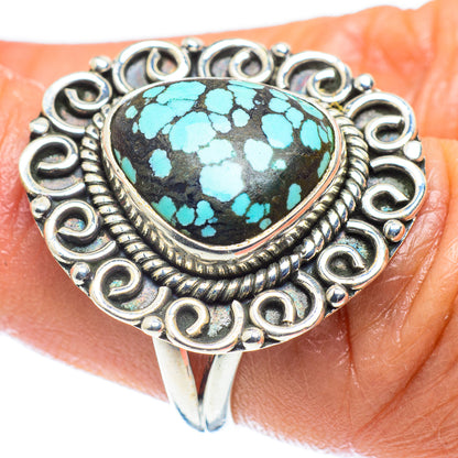 Tibetan Turquoise Rings handcrafted by Ana Silver Co - RING59289