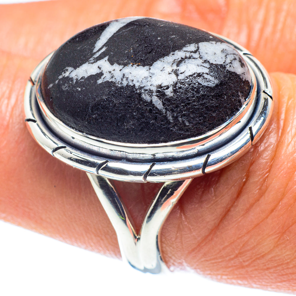Pinolith Jasper Rings handcrafted by Ana Silver Co - RING59293
