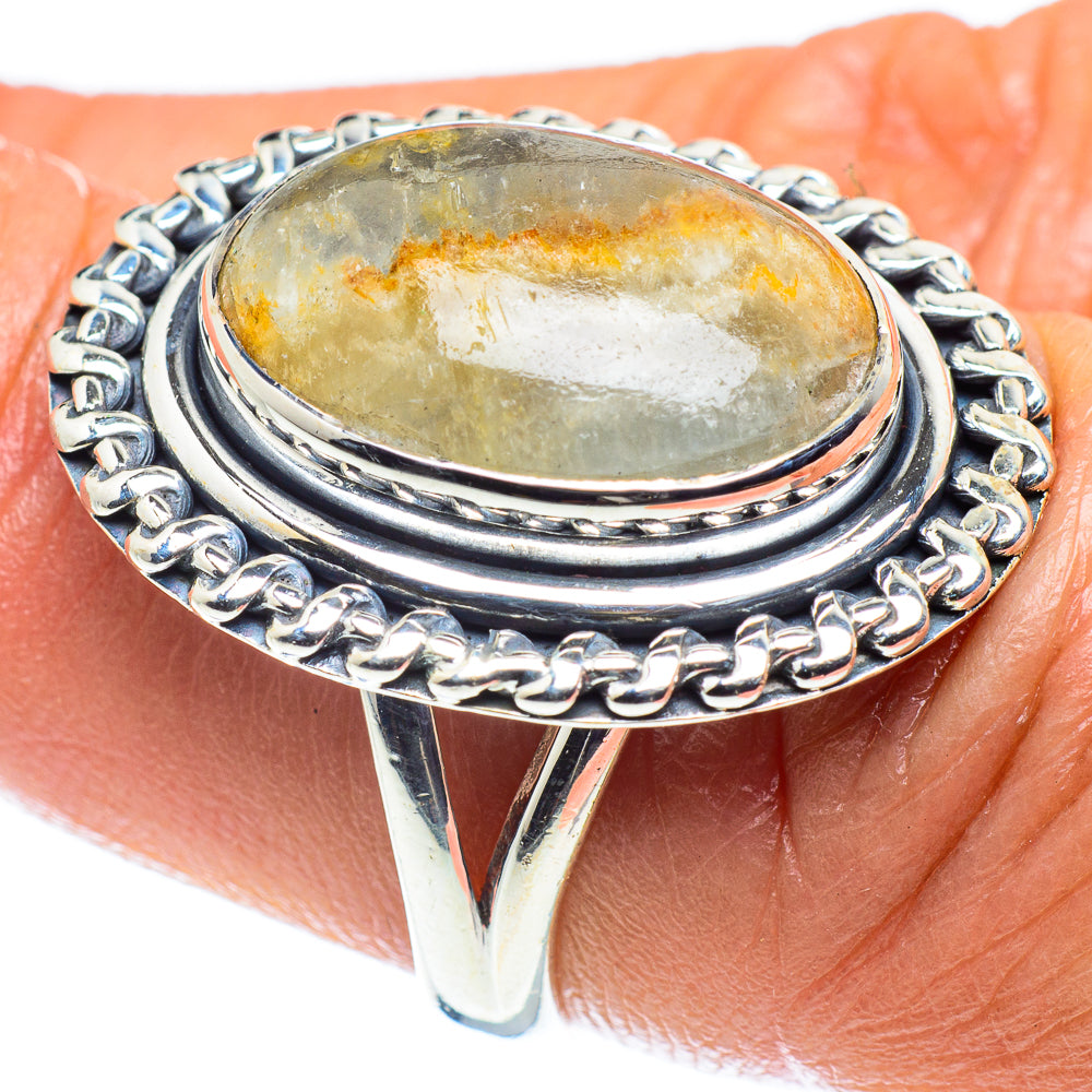 Green Fluorite Rings handcrafted by Ana Silver Co - RING59309