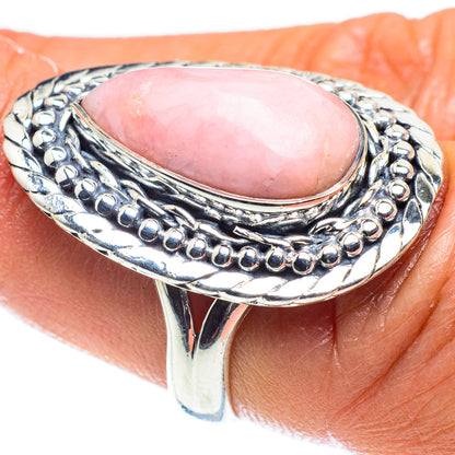 Pink Opal Rings handcrafted by Ana Silver Co - RING59310