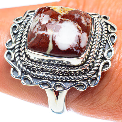 Peanut Wood Jasper Rings handcrafted by Ana Silver Co - RING59311