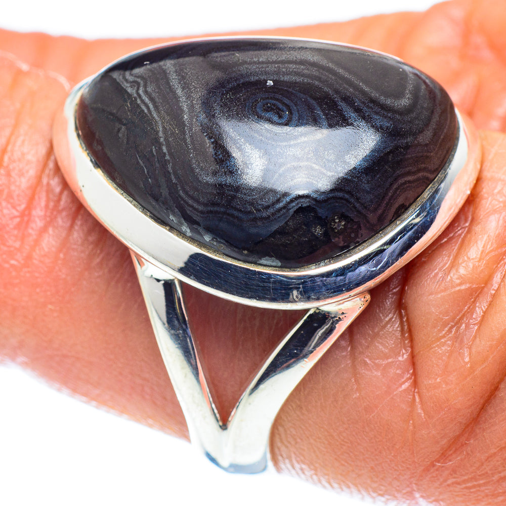 Psilomelane Rings handcrafted by Ana Silver Co - RING59316
