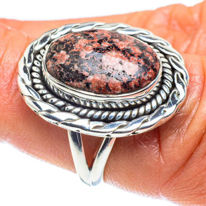 Fireworks Obsidian Rings handcrafted by Ana Silver Co - RING59322