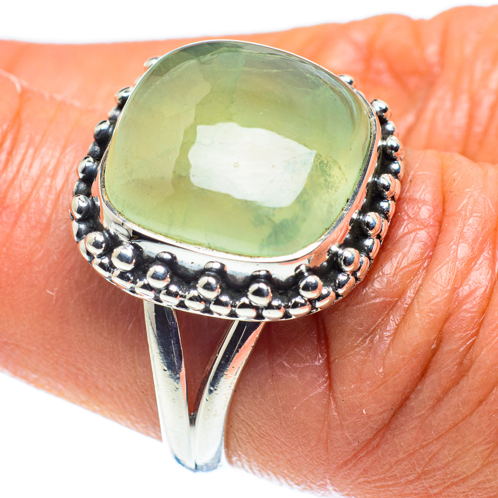 Prehnite Rings handcrafted by Ana Silver Co - RING59339