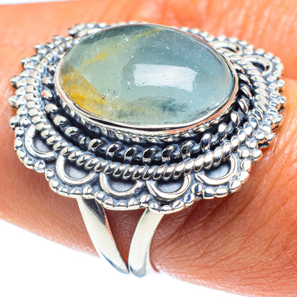 Aquamarine Rings handcrafted by Ana Silver Co - RING59343