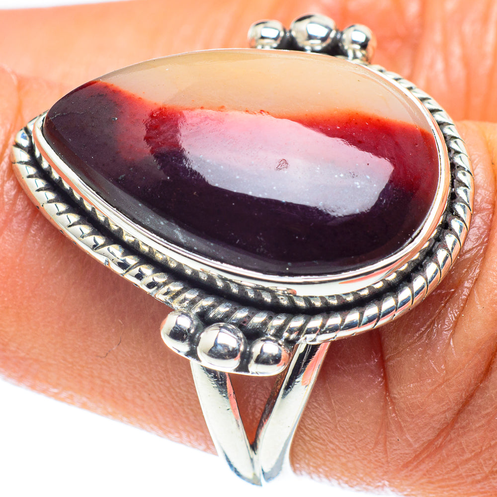 Mookaite Rings handcrafted by Ana Silver Co - RING59351