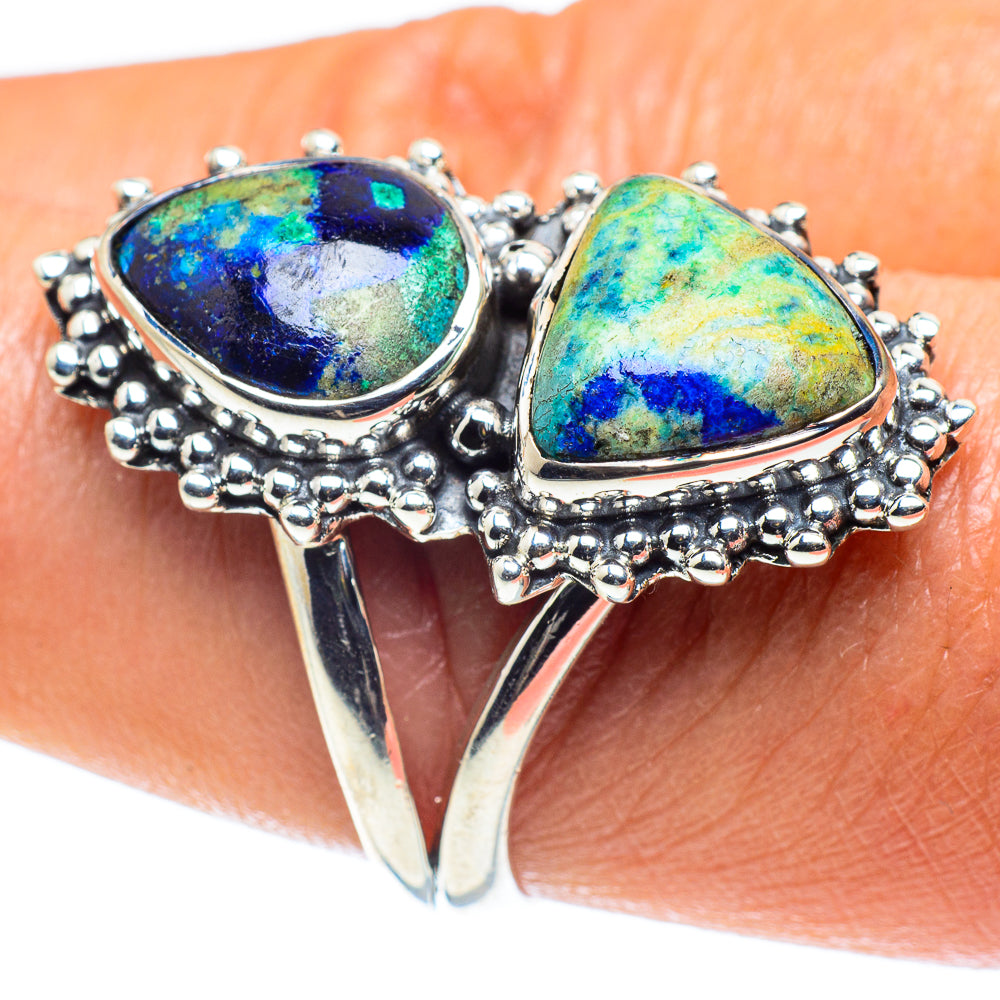 Azurite Rings handcrafted by Ana Silver Co - RING59360