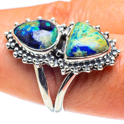 Azurite Rings handcrafted by Ana Silver Co - RING59360