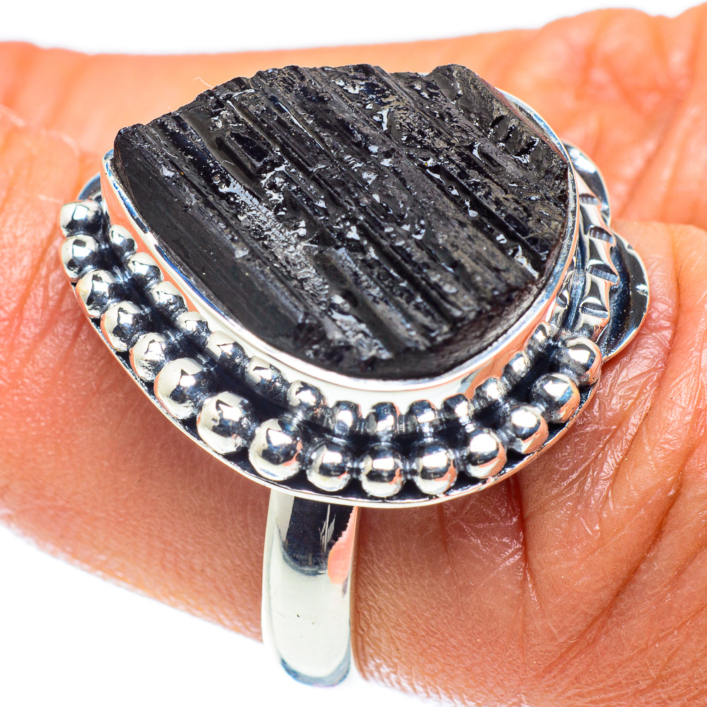 Tektite Rings handcrafted by Ana Silver Co - RING59364