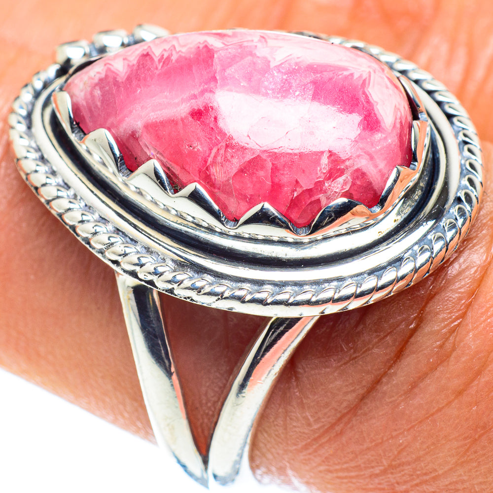 Rhodochrosite Rings handcrafted by Ana Silver Co - RING59373