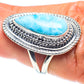 Larimar Rings handcrafted by Ana Silver Co - RING59397