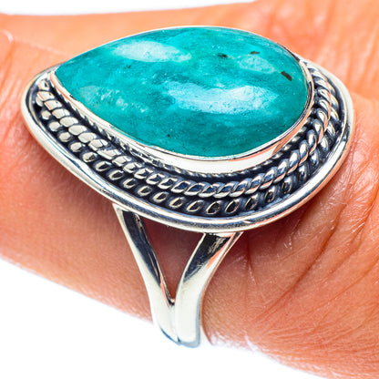 Chrysocolla Rings handcrafted by Ana Silver Co - RING59398