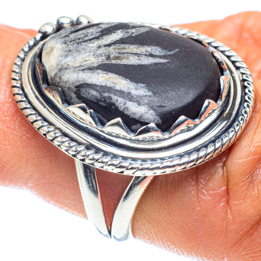 Chrysanthemum Stone Rings handcrafted by Ana Silver Co - RING59399