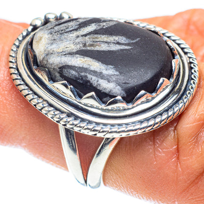 Chrysanthemum Stone Rings handcrafted by Ana Silver Co - RING59399