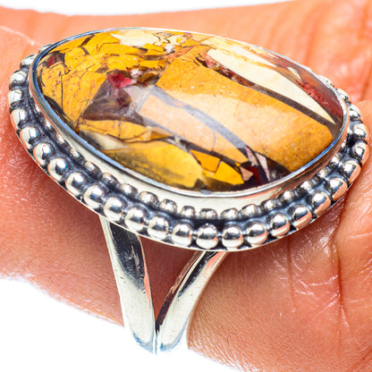 Brecciated Mookaite Rings handcrafted by Ana Silver Co - RING59406