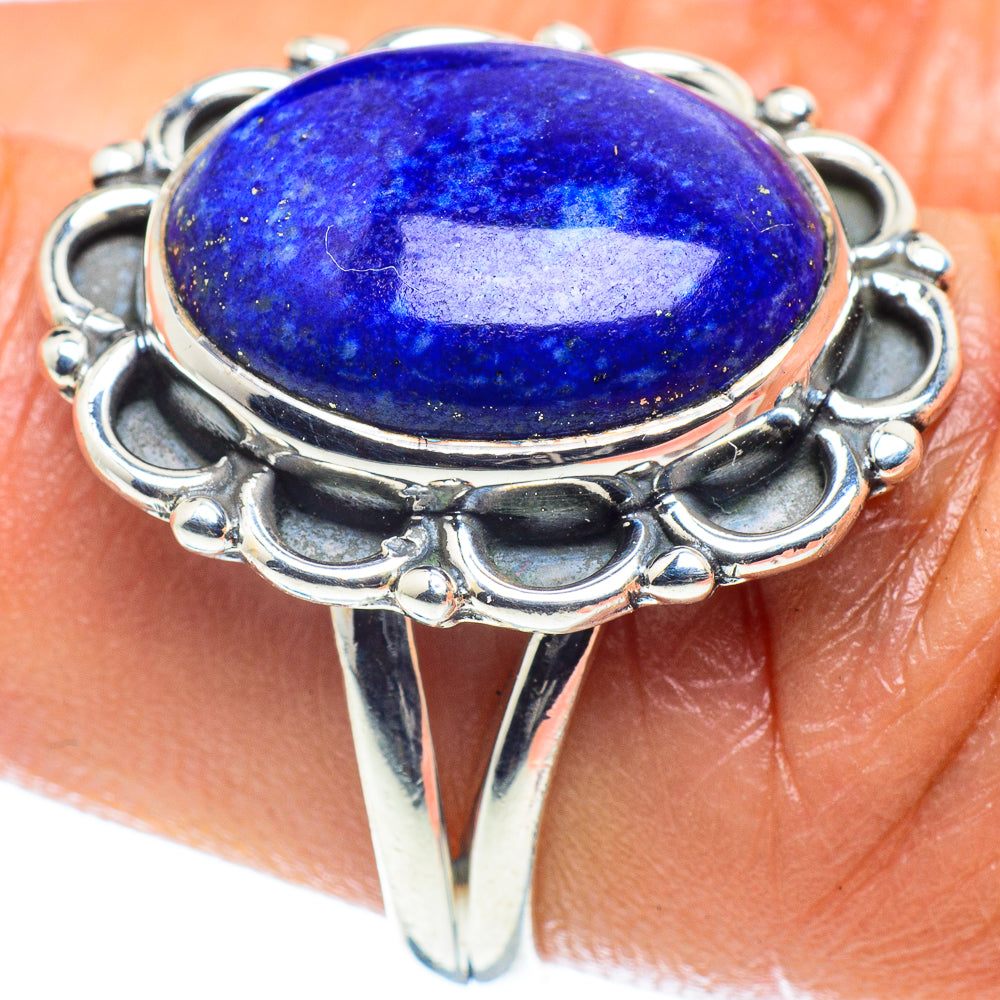 Lapis Lazuli Rings handcrafted by Ana Silver Co - RING59418