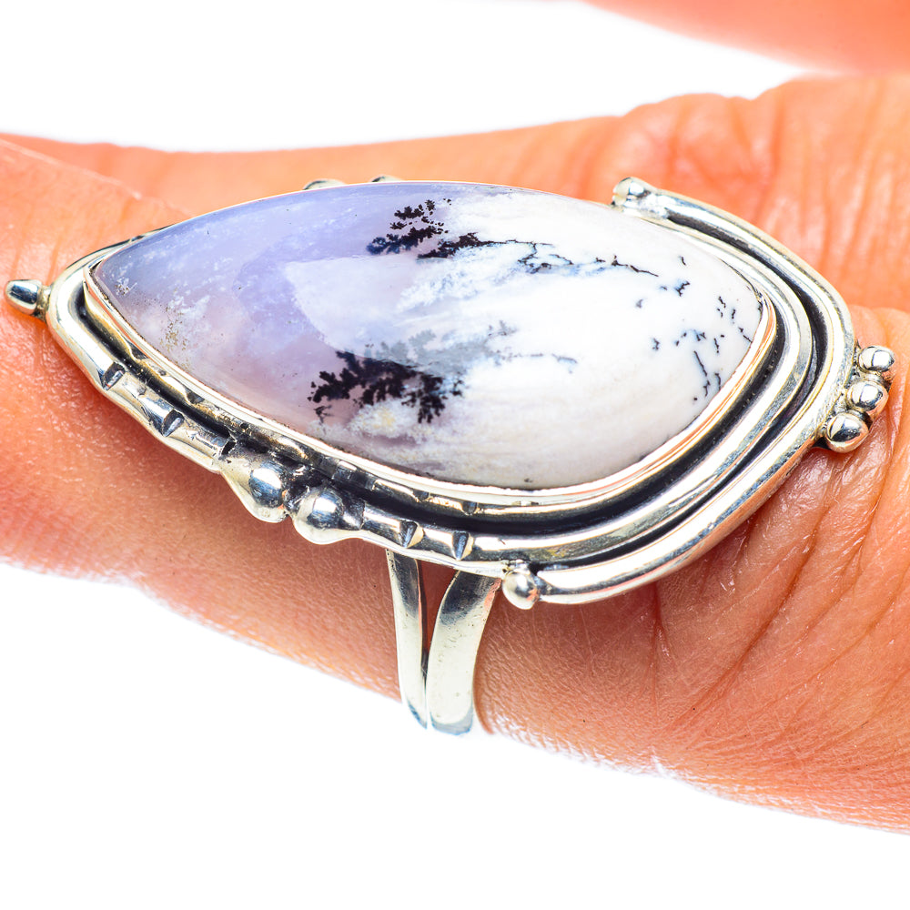 Dendritic Opal Rings handcrafted by Ana Silver Co - RING59419